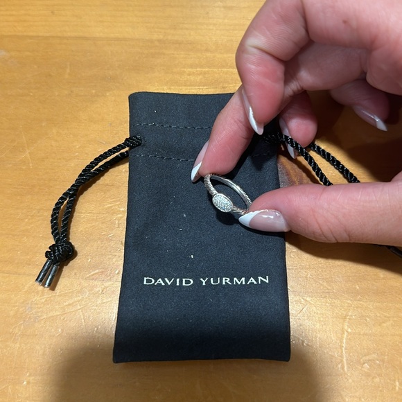David Yurman Cable Collectibles® Oval Stack Ring - Picture 4 of 5